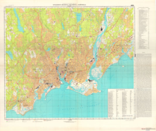 Bridgeport, Milford, Stratford, Fairfield, CT (USA) - Soviet Military City Plans