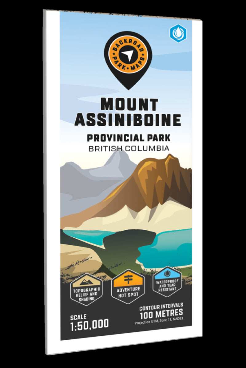 Mount Assiniboine Provincial Park Adventure Topographic Map