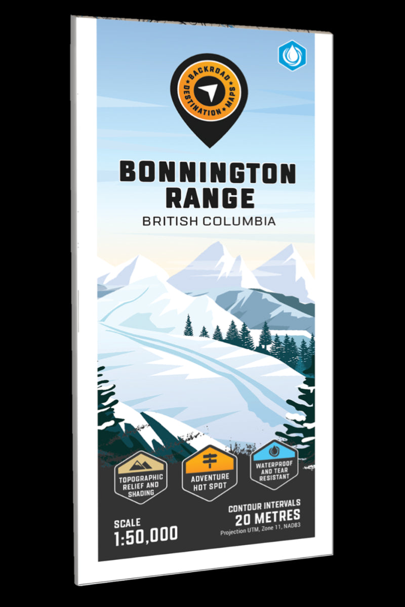 Bonnington Range Adventure Topographic Map