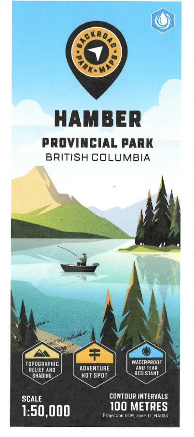 Hamber Provincial Park Adventure Topographic Map