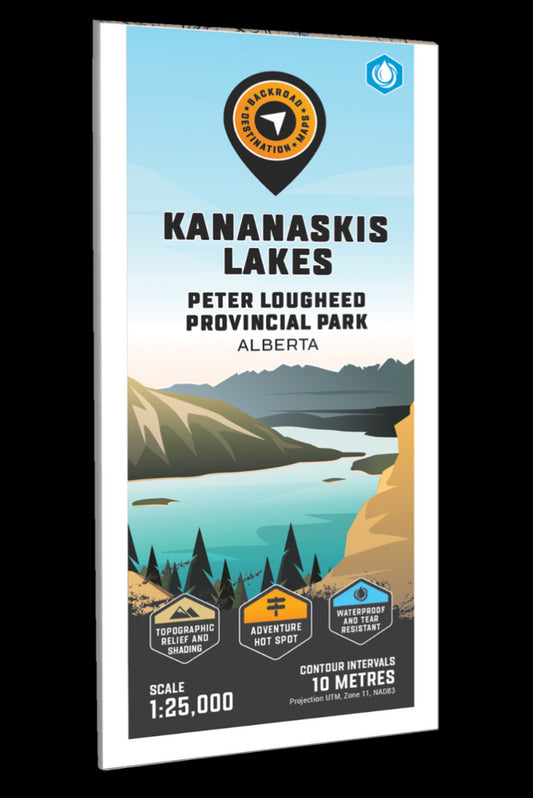 Kananaskis Lakes – Peter Lougheed Provincial Park Adventure Topographic Map