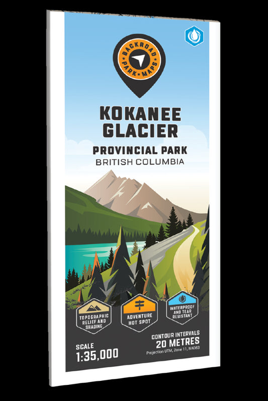 Kokanee Glacier Provincial Park Adventure Topographic Map