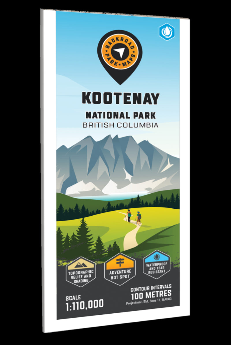 Kootenay National Park Adventure Topographic Map