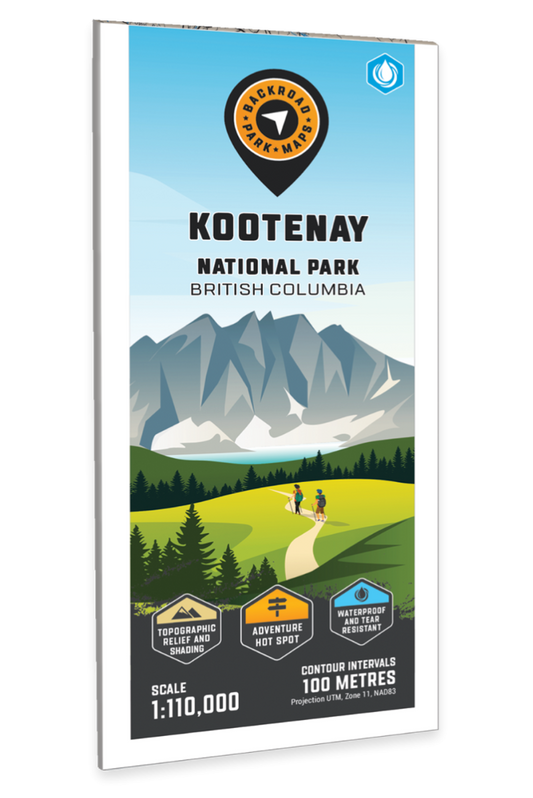 Kootenay National Park Adventure Topographic Map