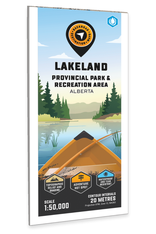 Lakeland Provincial Recreation Area Adventure Topographic Map