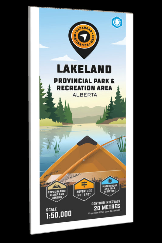 Lakeland Provincial Recreation Area Adventure Topographic Map