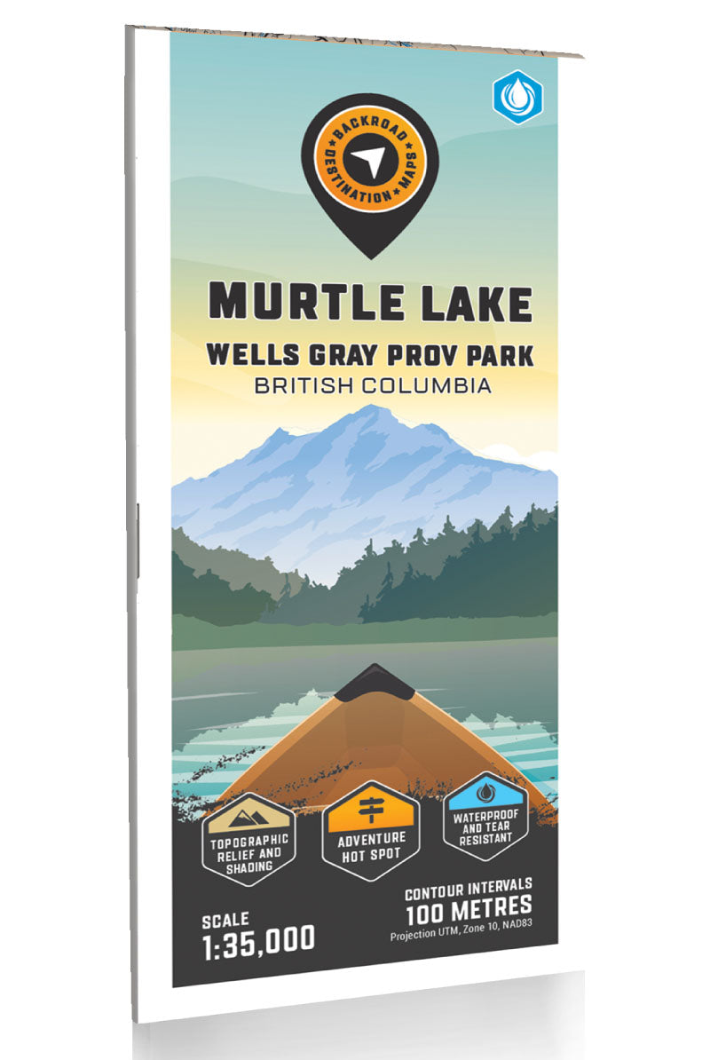 Murtle Lake – Wells Gray Provincial Park Adventure Topographic Map