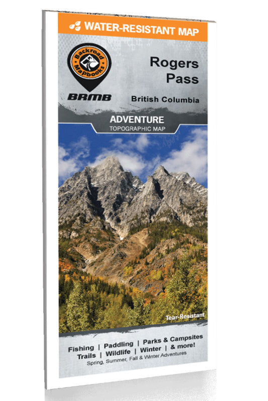 Rogers Pass – Glacier National Park Adventure Topographic Map