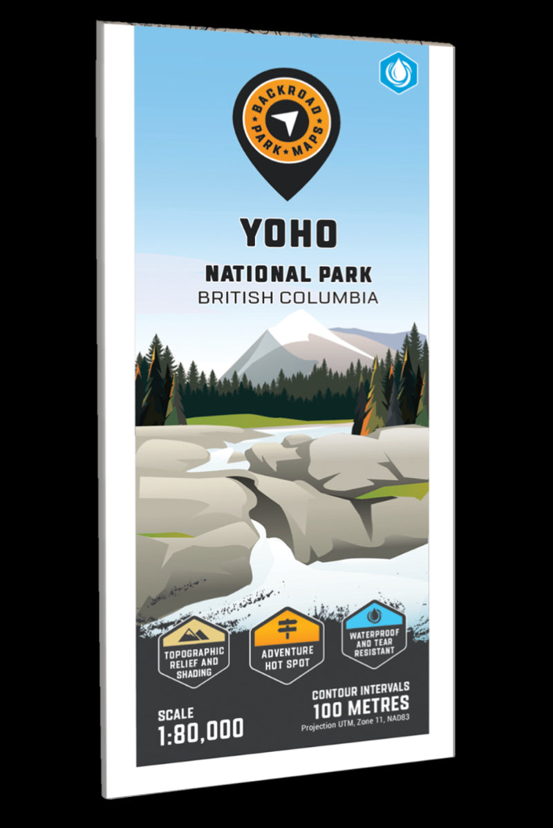 Yoho National Park Adventure Topographic Map