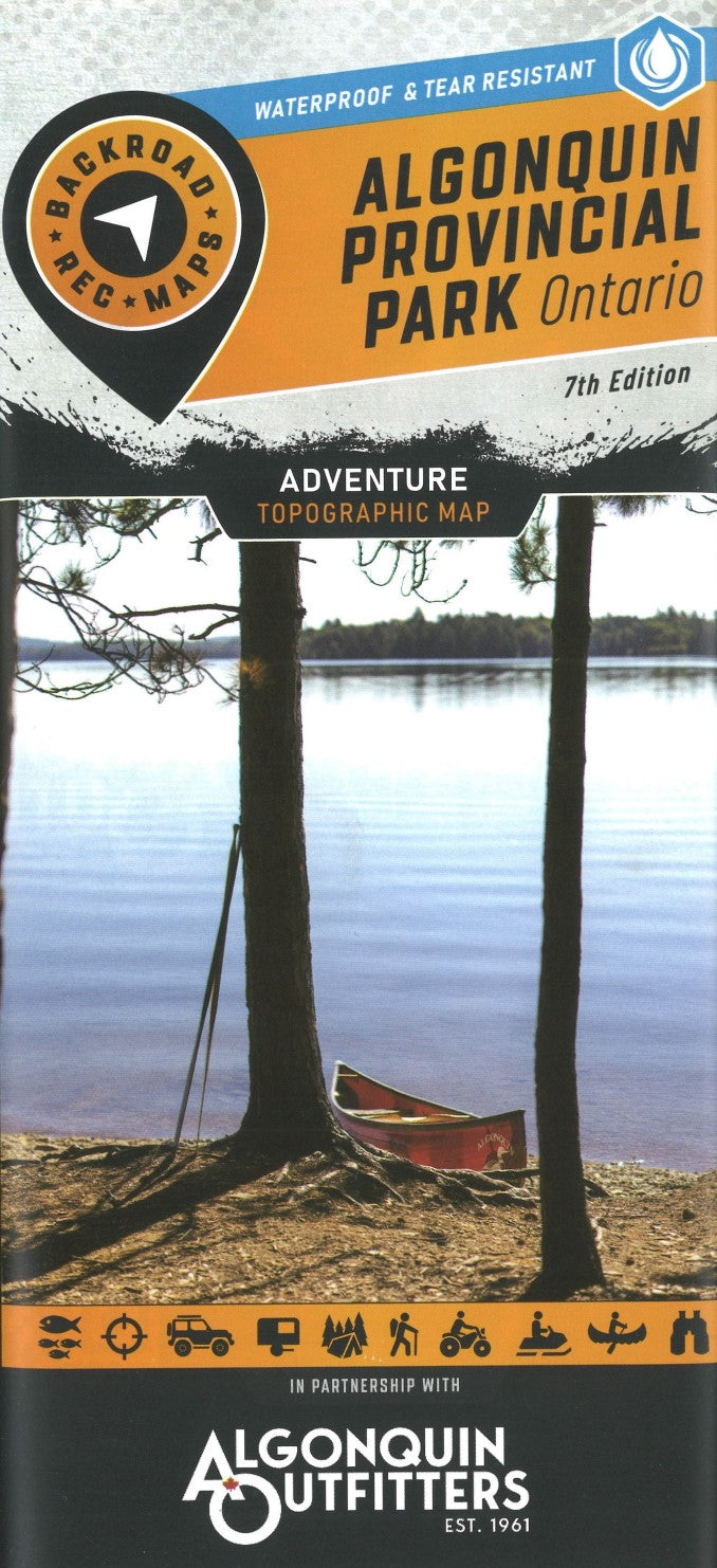 Algonquin Provincial Park Recreation Map