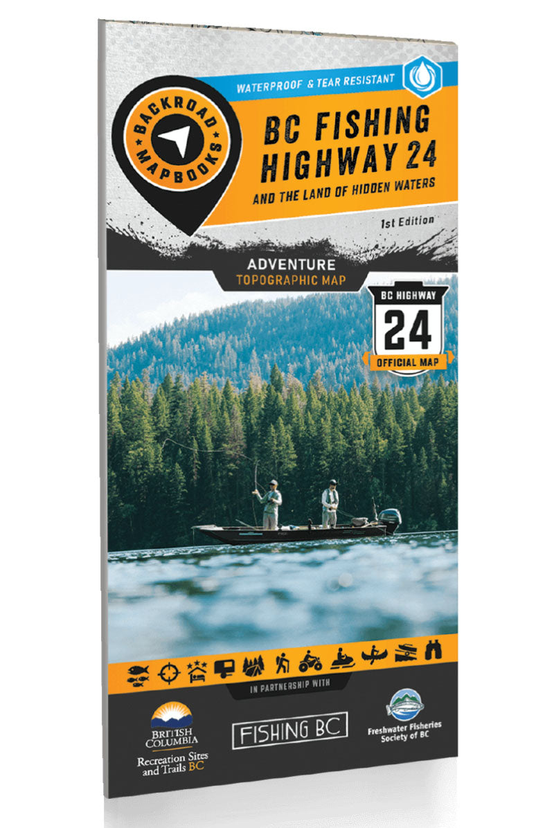 Fishing Highway 24 BC Recreation Map