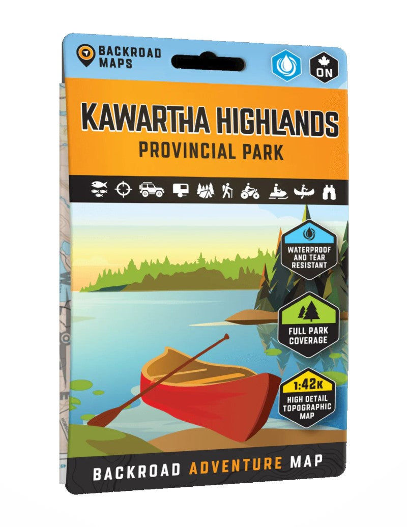 Kawartha Highlands Provincial Park Ontario - Park Map
