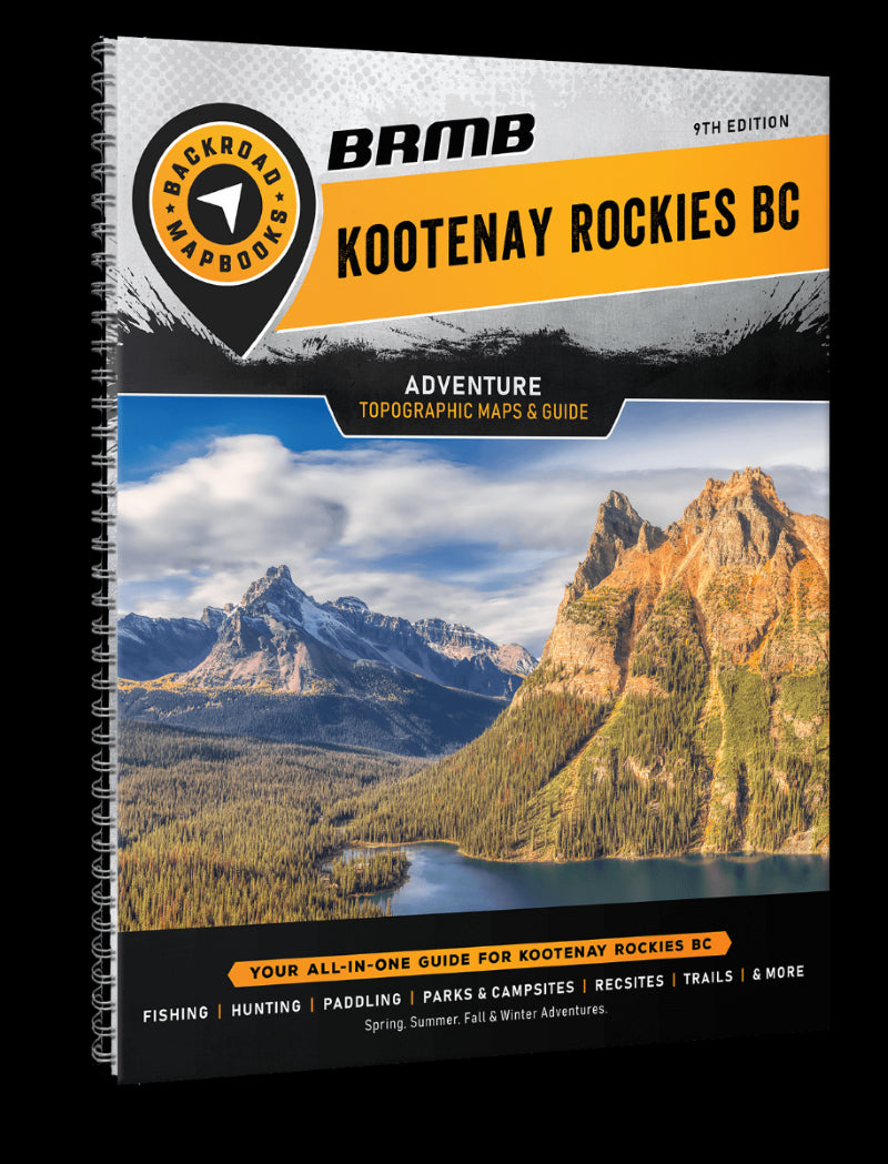 Kootenay Rockies BC Backroad Mapbook