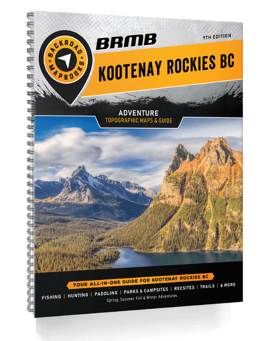 Kootenay Rockies BC Backroad Mapbook