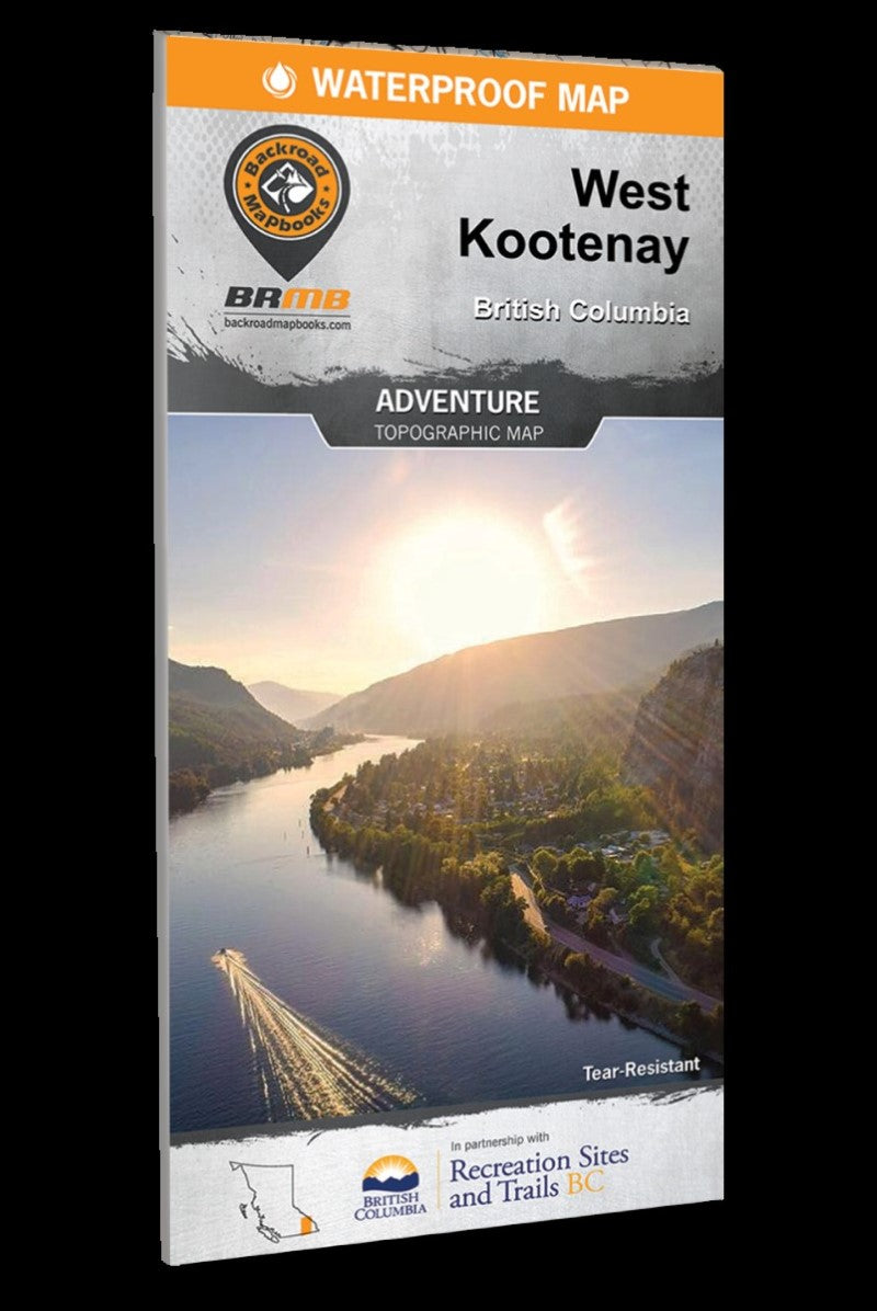 West Kootenay BC Recreation Map