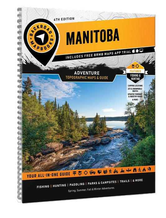 Manitoba Adventure Topographic MapBook