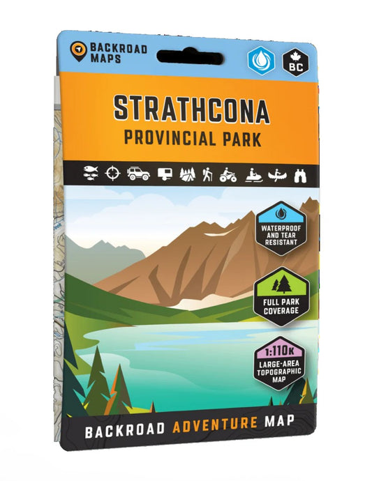 Strathcona Provincial Park BC - Park Map