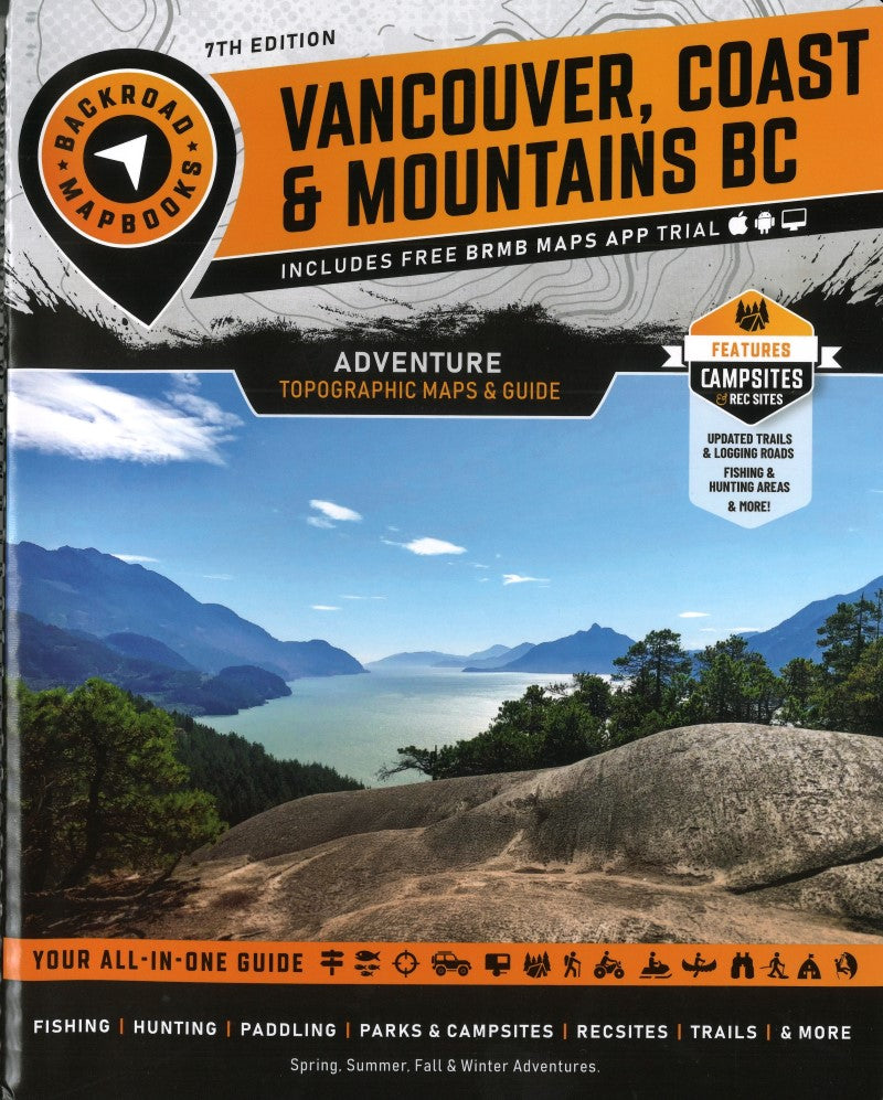 Vancouver, Coast & Mountains BC Backroad Mapbook