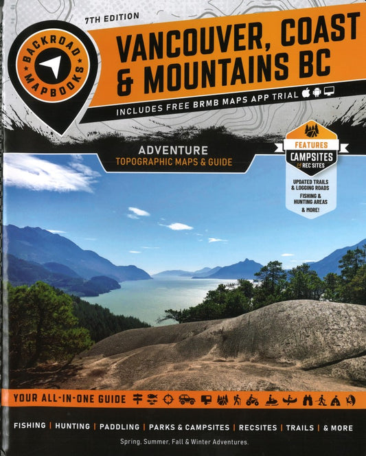 Vancouver, Coast & Mountains BC Backroad Mapbook