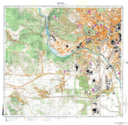 Brno 3 (Czechia) - Soviet Military City Plans