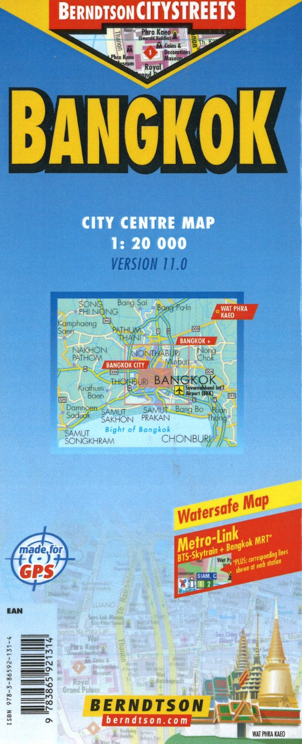 Bangkok : city centre map : 1:20000