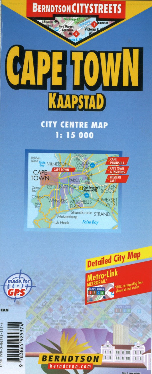 Cape Town : KaapstaD : city centre map : 1: 15 000 = Kaapstad