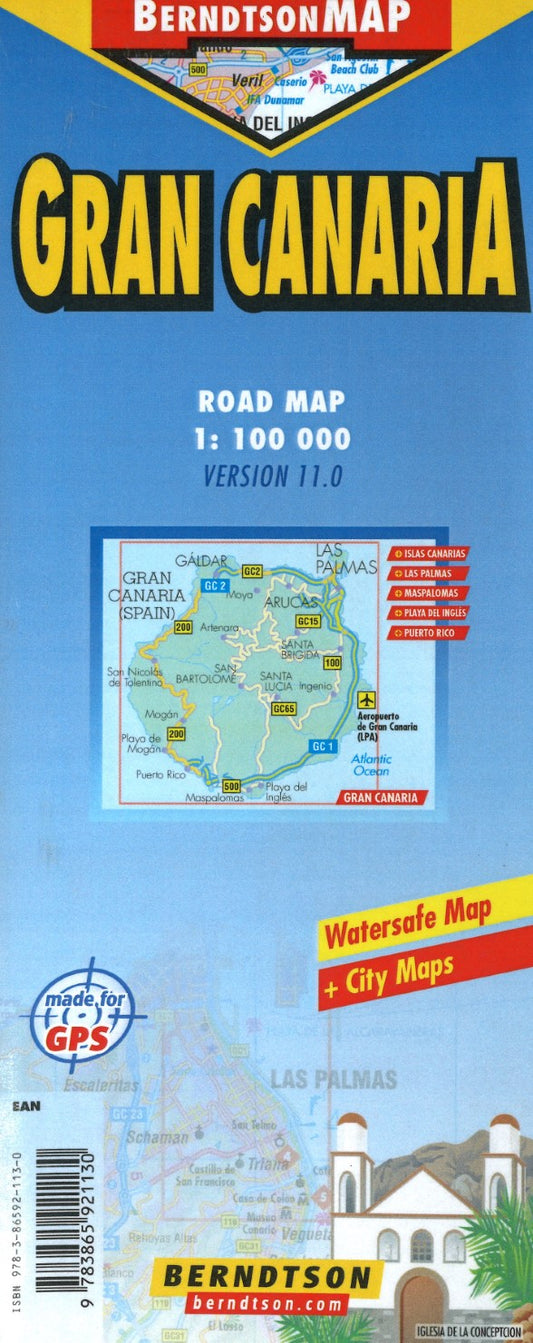 Gran Canaria : road map : 1:100 000