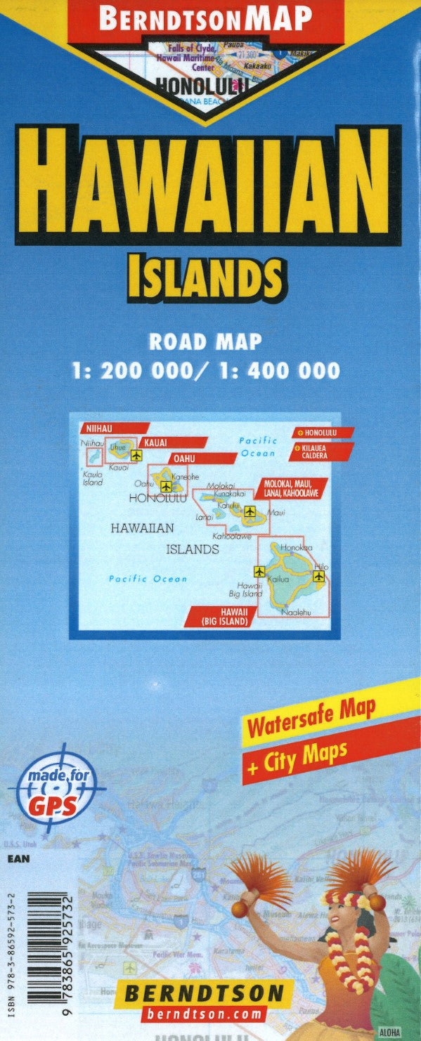 Hawaiian Islands : road map : 1:200000/1:400000