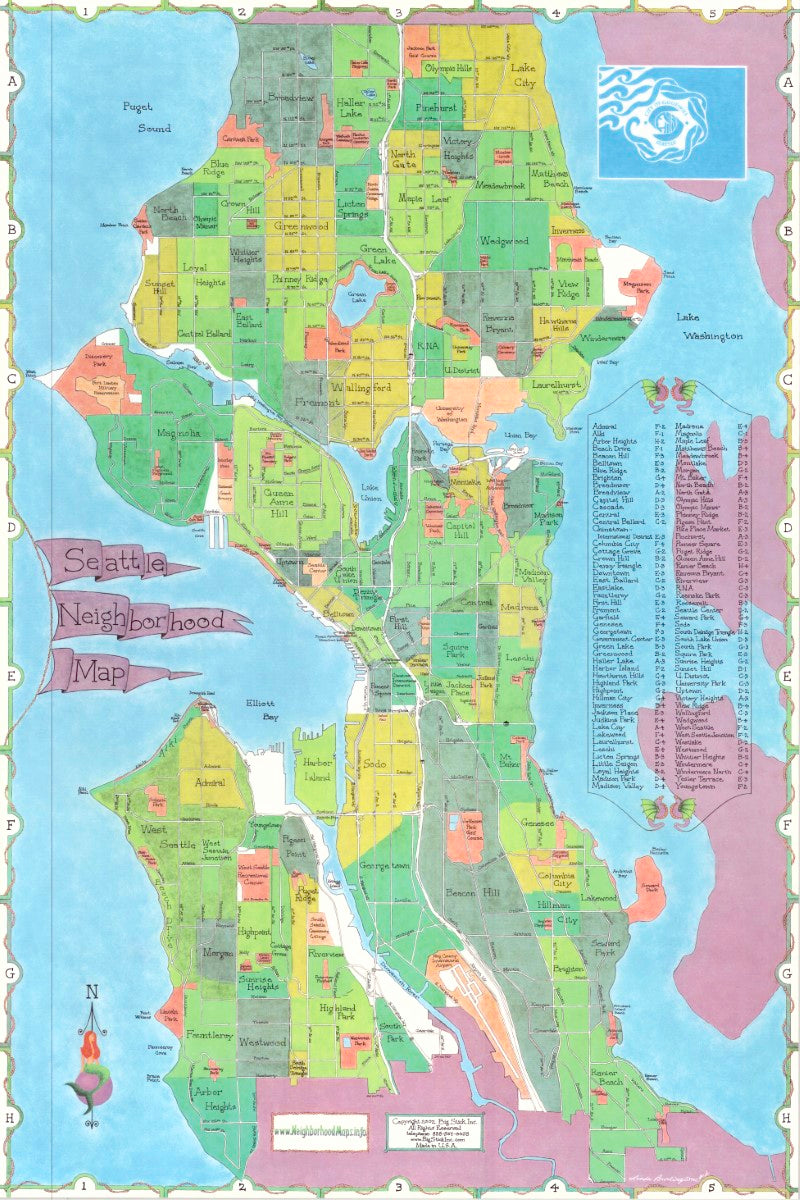 Seattle Neighborhood Map