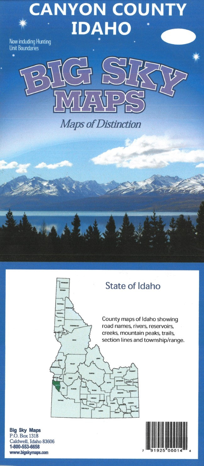 Canyon County Idaho : County Map