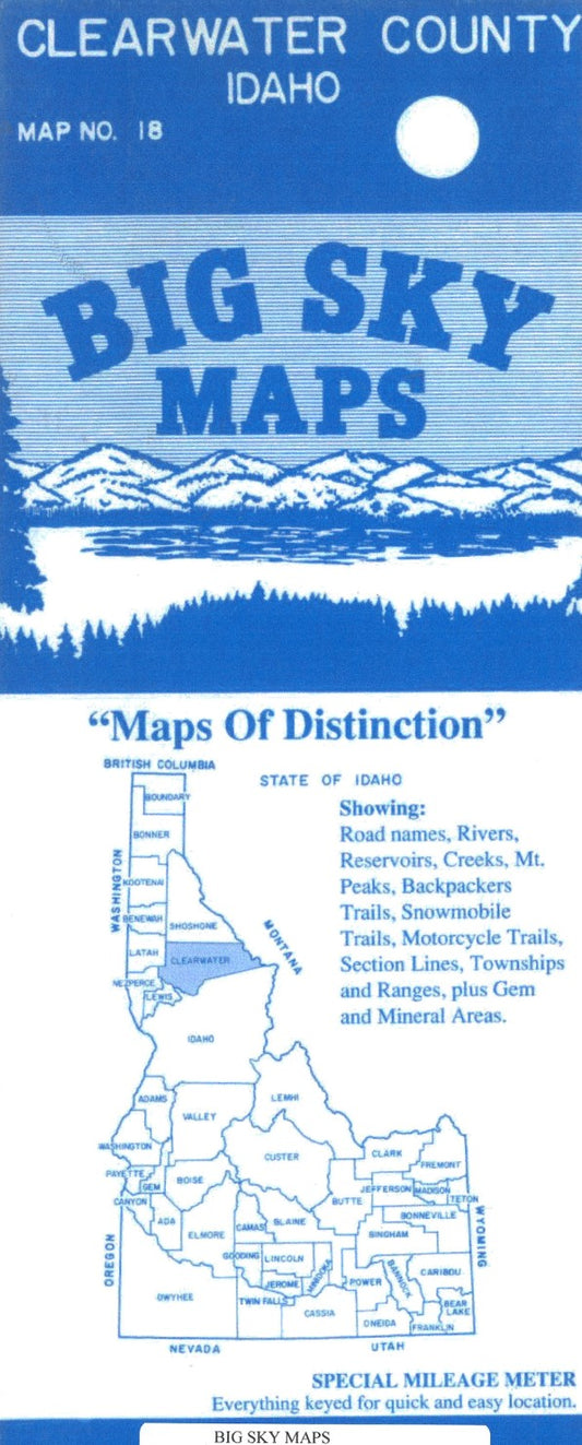 Clearwater County : Idaho : map no. 18