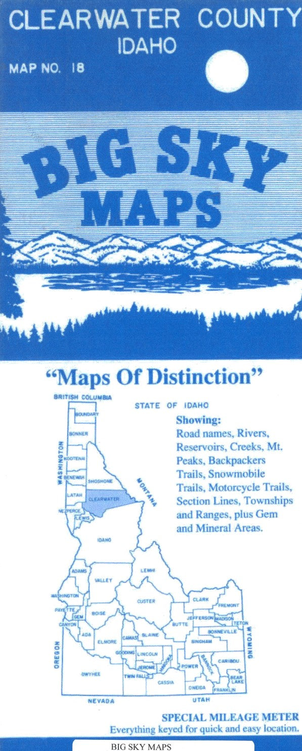 Clearwater County : Idaho : map no. 18