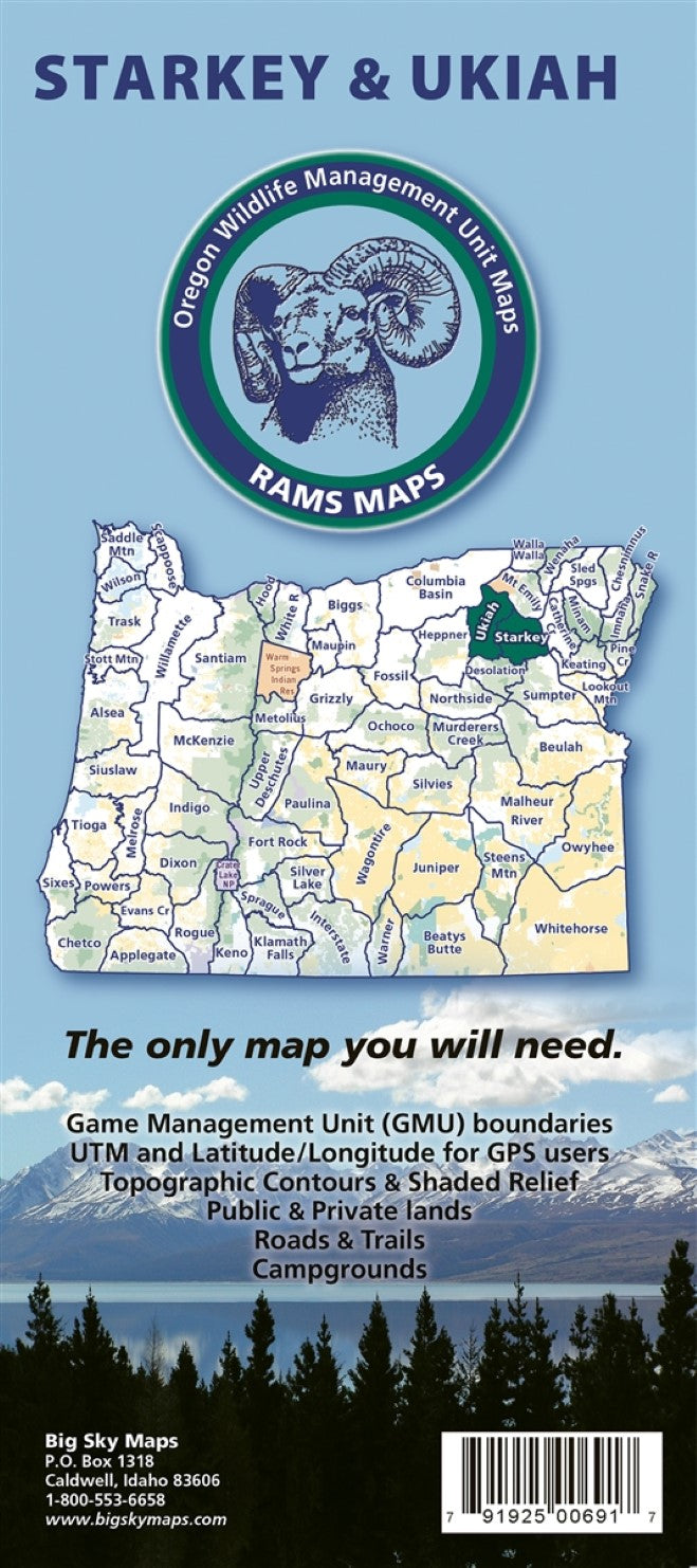 Starkey/Ukiah GMU Map