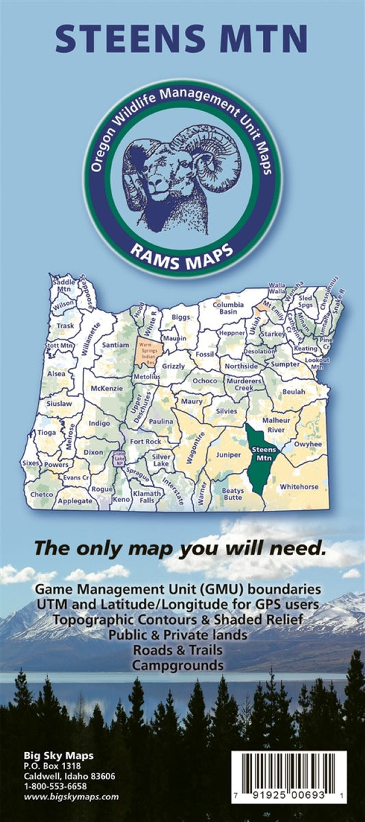 Steens Mtn GMU Map