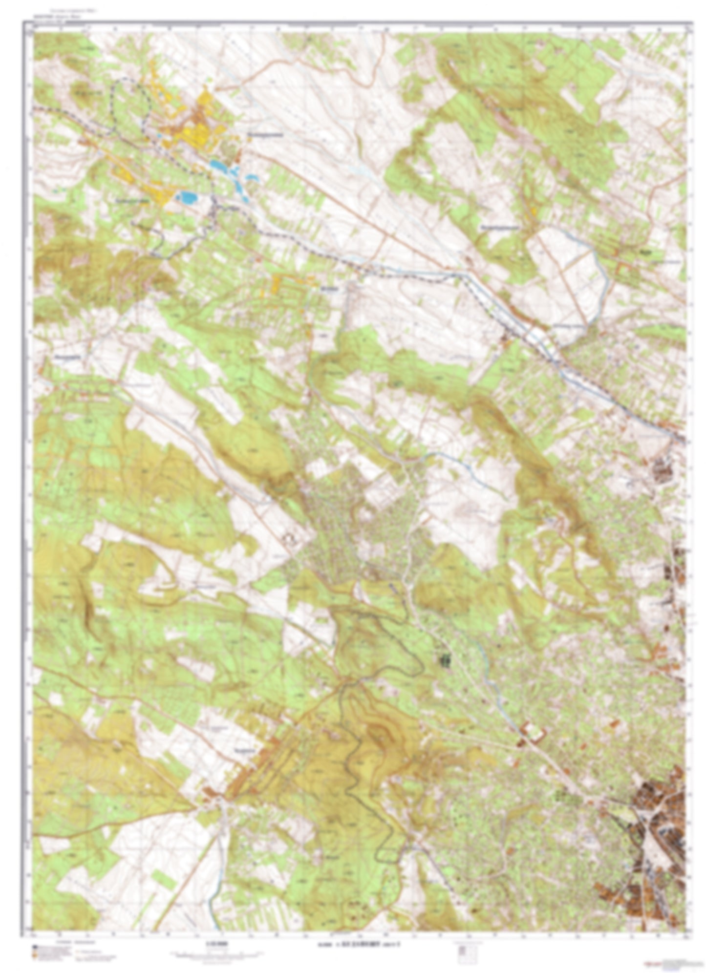 Budapest 1 (Hungary) - Soviet Military City Plans