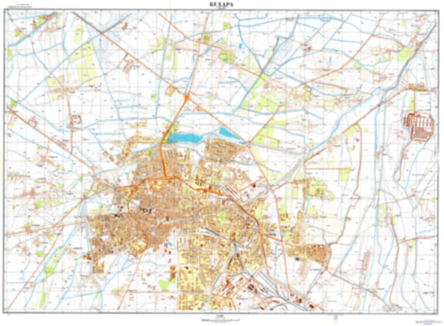 Bukhara 1 (Uzbekistan) - Soviet Military City Plans