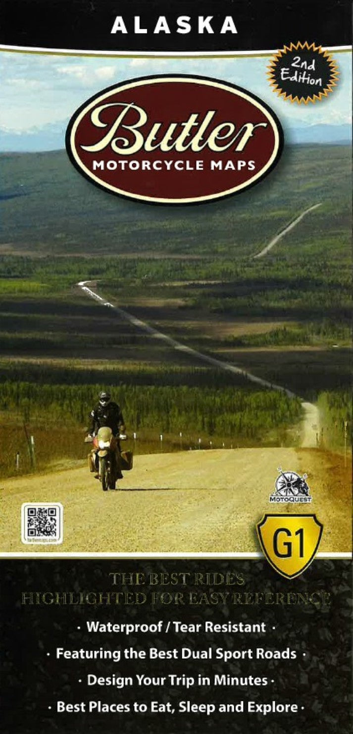 Alaska G1 Motorcycle Map