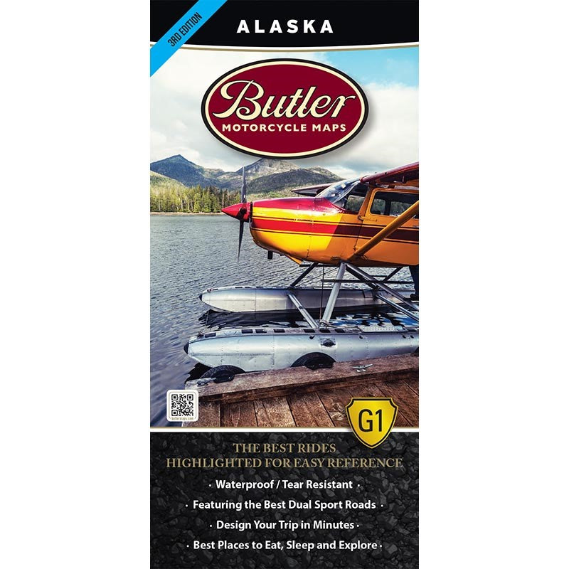 Alaska Map G1 Motorcycling Map