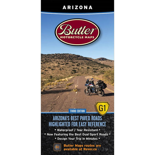 Arizona Map G1 Motorcycling Map