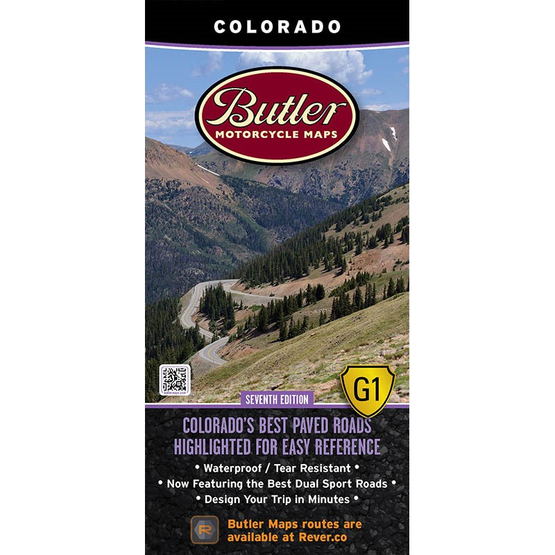 Colorado Map G1 Motorcycle Map