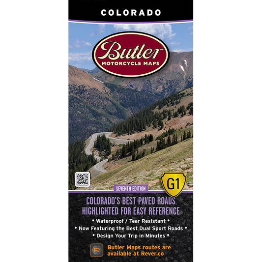 Colorado Map G1 Motorcycle Map