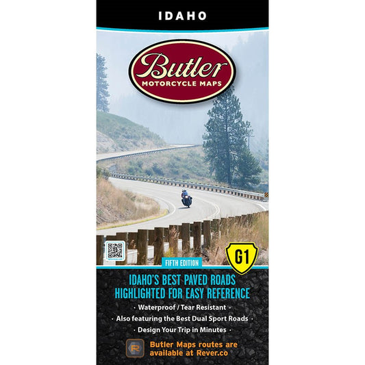Idaho Map G1 Motorcycling Map