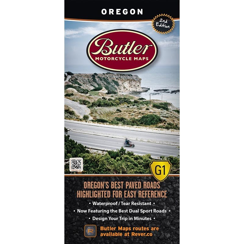 Oregon G1 Motorcycling Map