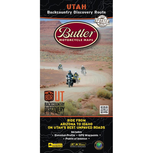 Utah Backcountry Discovery Route Map