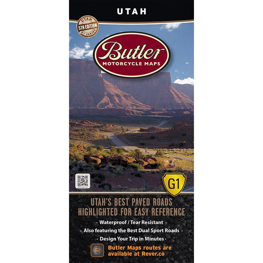 Utah Map G1 Motorcycling Map
