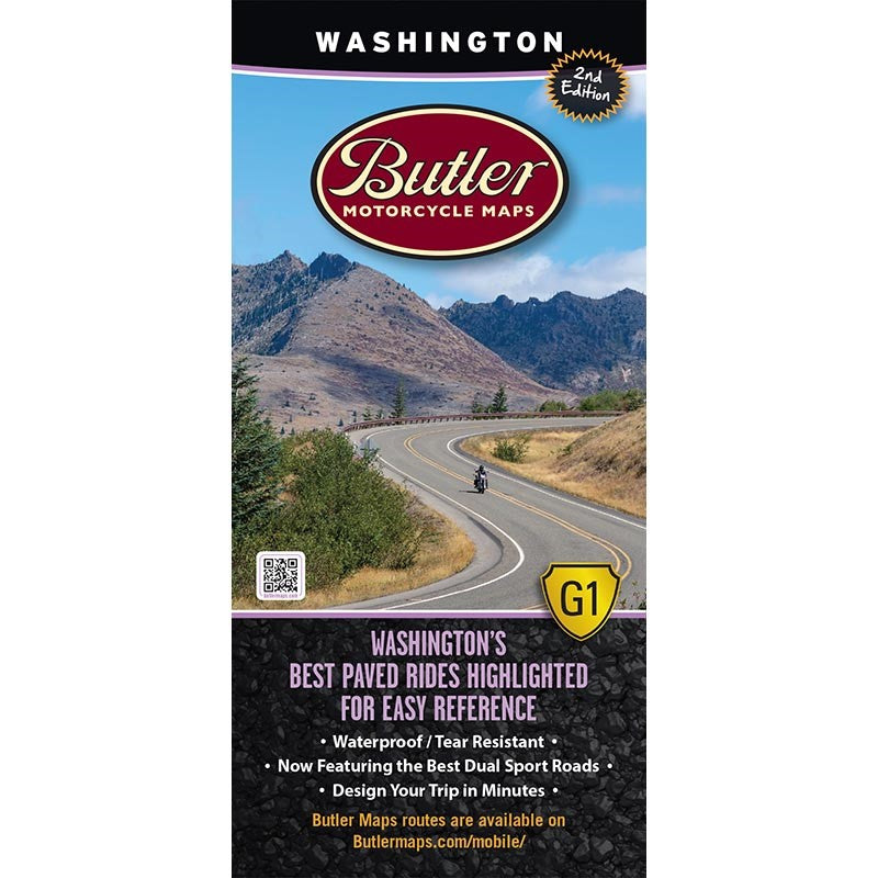 Wyoming Map G1 Motorcycling Map