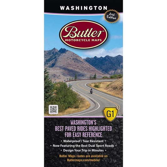 Wyoming Map G1 Motorcycling Map