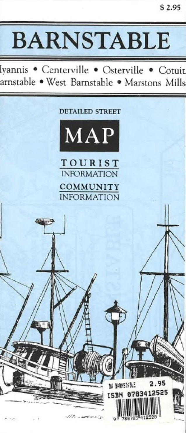 Barnstable, Hyannis, Centerville, Osterville, Cotuit, Barnstable, West Barnstable, Marstons Mills : detailed street map : tourist information : community information