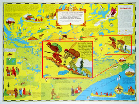 C-1: OLD VOYAGEURS HIGHWAY MAP