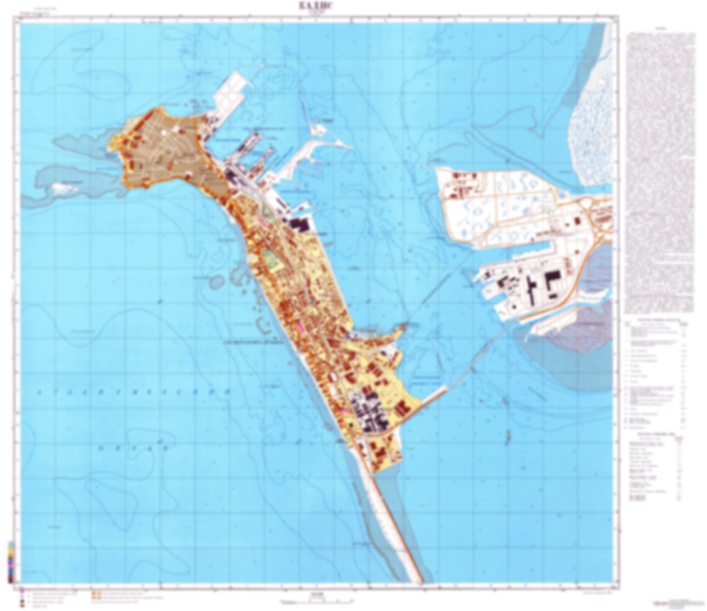 Cadiz (Spain) - Soviet Military City Plans